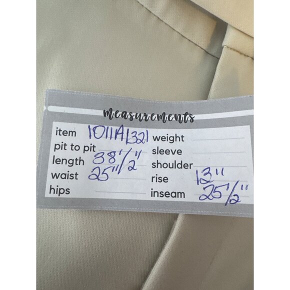 NWOT ZARA XS High-Waist Trousers With Wide Belt Neutral Cream High Rise - Picture 16 of 16